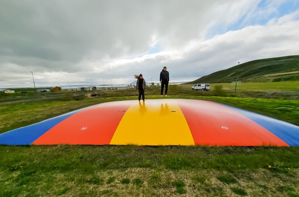 Reykjahlíð Mývatn Ærslabelgur Hreinir Garðar Ærslabelgir