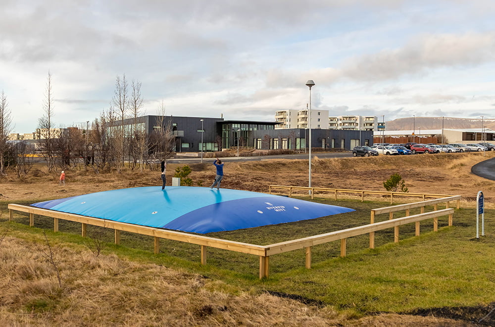 Hverfið Mitt Ærslabelgur Grafarholt Sæmundaskóli